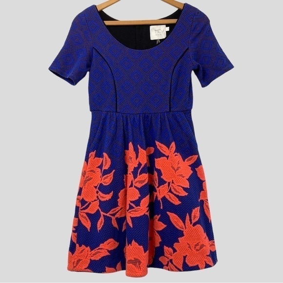 Anthropologie Dresses & Skirts - HD in Paris Retro Blushed Blooms Skater Dress Women’s XSP Whimsical